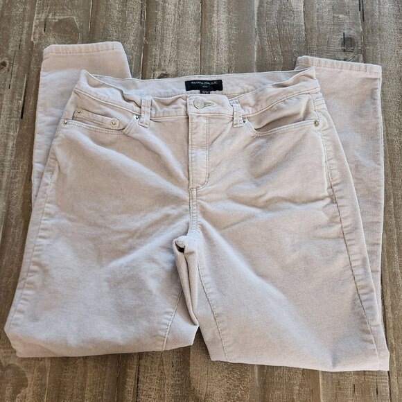 Banana Republic Skinny Womens Corduroy Pants Womens 28/6P Gray - Picture 3 of 8
